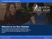Tablet Screenshot of bostonpublicschools.org